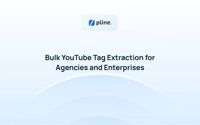Bulk YouTube Tag Extraction for Agencies and Enterprises